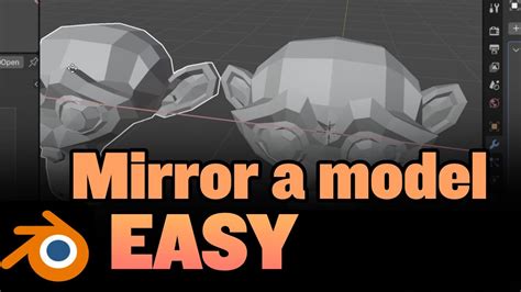 How To Mirror An Object In Blender Mirror Modifier Explained Basics