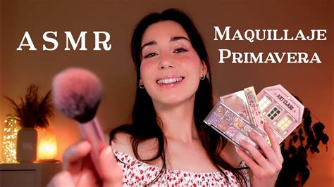 ASMR TE MAQUILLO para un Picnic en Primavera Roleplay en Español