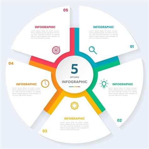 Premium Vector Circle Chart Infographic Template With Options For