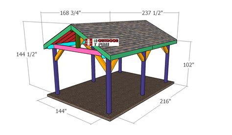 Pavilion Plansoverall Dimensions Myoutdoorplans