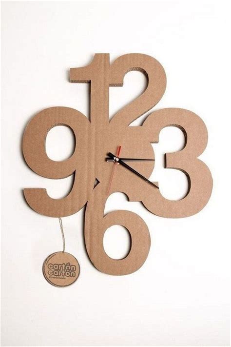 60 Diy Unique Wall Clock Designs Ideas Mukavva Sanatı Elişi