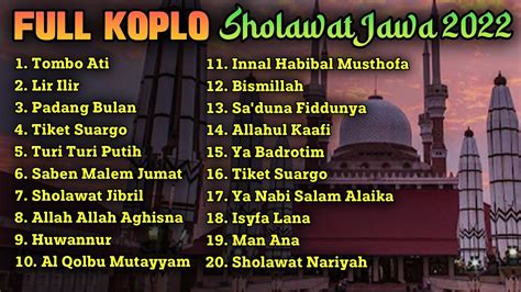 Full Album Koplo Sholawat Jawa Terbaru Tombo Ati Sholawat