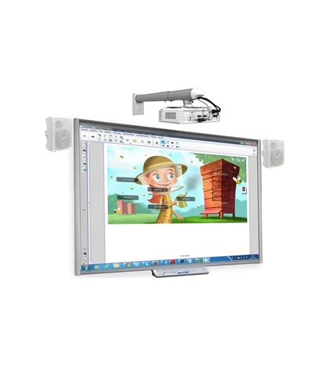 Pack Pizarra Digital Smart Board Sbm Proyector Optoma X St