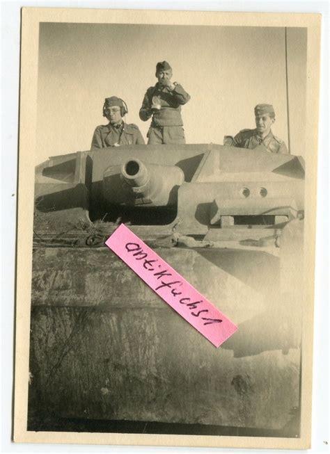 Panzer Sturmgesch Tz Von Karl Buckel Mit Funker Im Wk Postimages