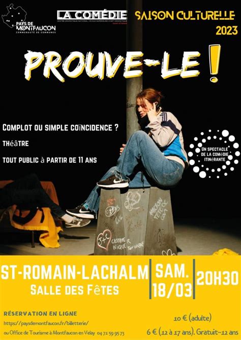 Pi Ce De Th Tre Prouve Le Saint Romain Lachalm Une Commune De