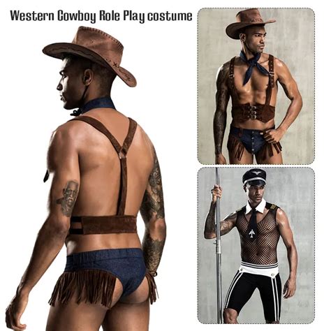 Traje De Cosplay De Vaquero Para Hombres Americanos Conjunto De Lencer