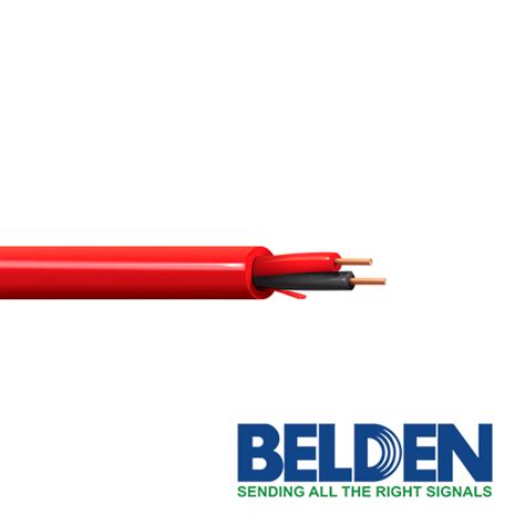 Belden Bobina Cable Alarma 2x14 AWG 305 Mt Rojo 5120UL 0021000