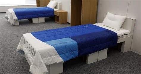 An Olympic First Cardboard Beds For Tokyo Athletes Village The Mainichi