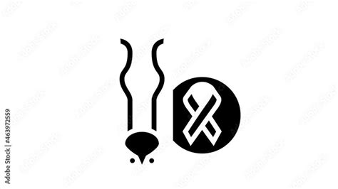 Genitourinary System Disease Animated Glyph Icon Genitourinary System