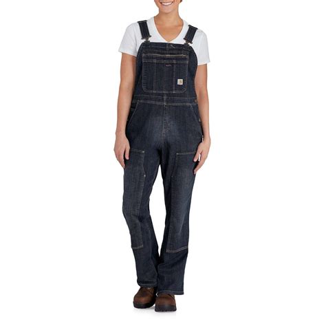 Carhartt 102443 Brewster Double Front Bib Overalls Unlined For Women