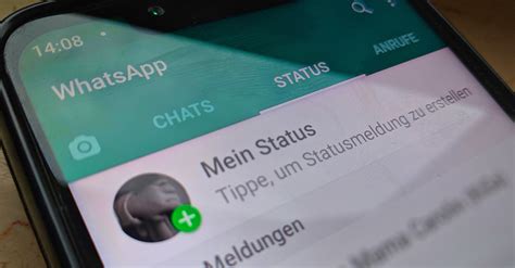 WhatsApp Status Bilder einfügen löschen wer siehts