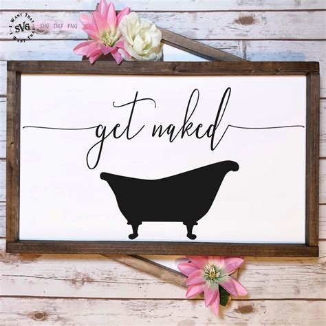 Get Naked Svg Bathroom Svg Bath Tub Svg Bath Svg Etsy