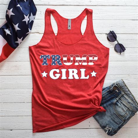 Womens Trump Tank Top Trump 2020 Tank Trump Tank Tops For Etsy