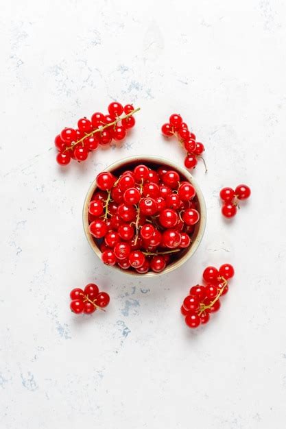 Free Photo Various Fresh Summer Berries Blueberries Red Currant Top View