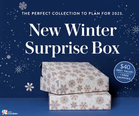 Erin Condren Winter Seasonal Surprise Box Spoiler Subscription