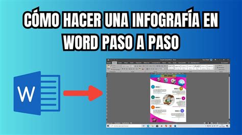 Cómo hacer una infografía en Word PASO A PASO YouTube