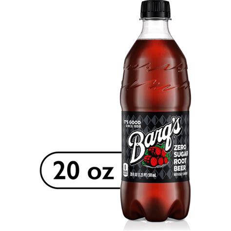 Barq S Zero Sugar Root Beer Soda Soft Drink Fl Oz Soft Drinks