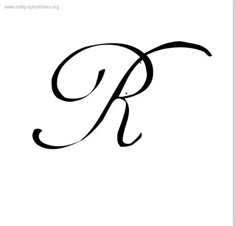 Letter R Drawing Free Download On Clipartmag