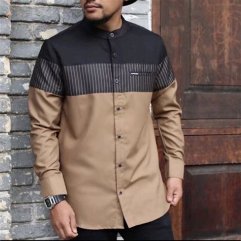 Jual Kurta Pakistan Fashion Muslim Pria Baju Koko Pria Kemko H