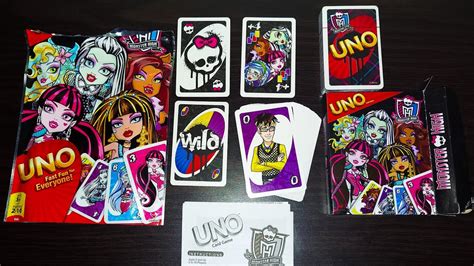 UNO Monster High Unboxing - YouTube
