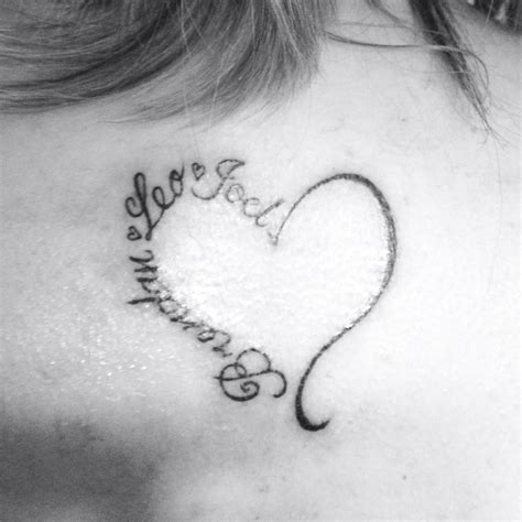 Heart Shaped World Tattoo