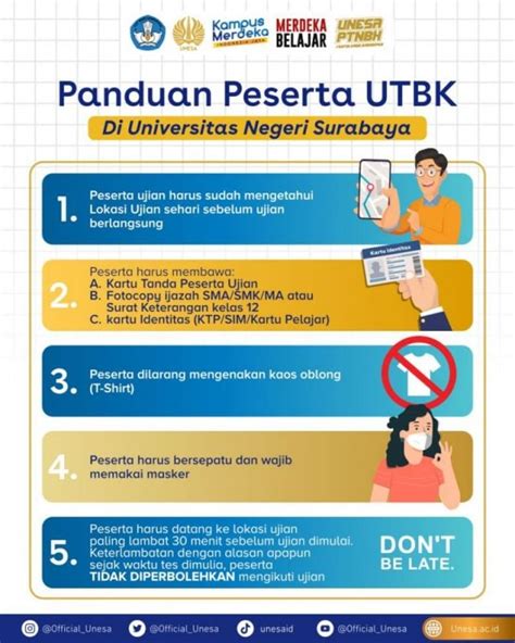 Peserta Utbk Perhatikan Kembali Ketentuan Dan Lokasi Tes Jangan