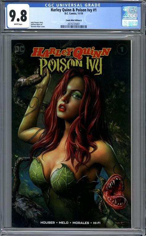 Harley Quinn And Poison Ivy 1 Shannon Maer Variant Comic Mint Edition A Cgc 9 8 2024983393