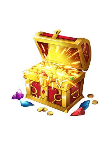 Treasure Chest PNG Transparent Gold And Silver Treasure Shining Big