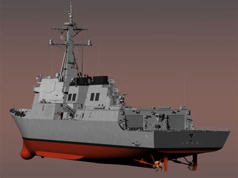 Coreia Do Rei Sejong O Grande Destruidor KDX III Modelo 3D