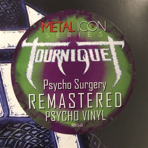 Tourniquet Psycho Surgery LP 2020 Retroactive Records RRV1546