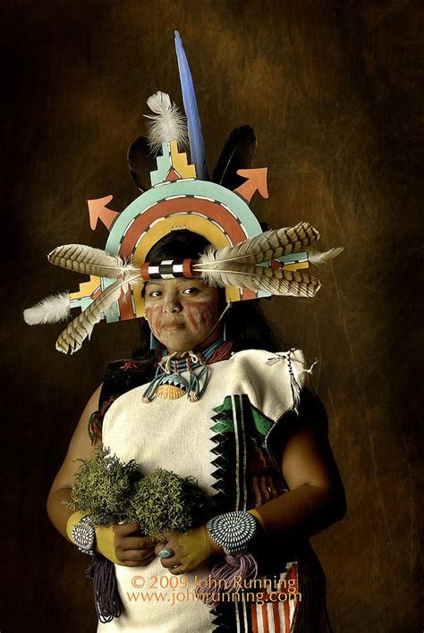 Hopi Rainbow Dancer By John Running Native American Regalia Native