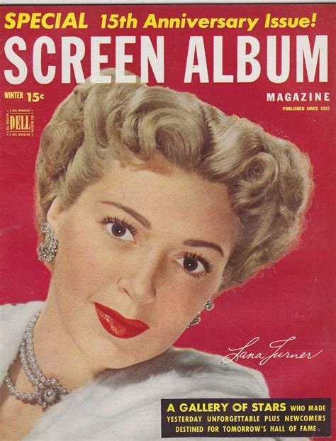 Winter 1949 Screen Album Vintage Movie Magazine Lana Turner Ebay