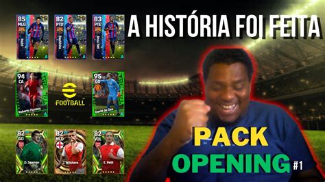 Pack Opening Efootball Mobile Primeiro Pack Opening Do Canal E