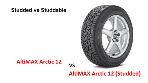 General Altimax Arctic Vs Altimax Arctic Studded Top Tire Review