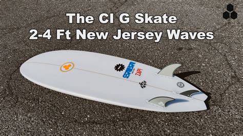 Review The Ci Surfboards G Skate In Ft New Jersey Waves Youtube