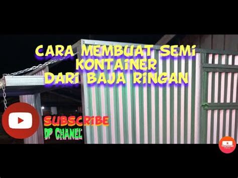 Cara Membuat Kios Kontainer Cara Membuat Booth Kontainer Baja Ringan