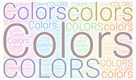 colors – WordArt.com