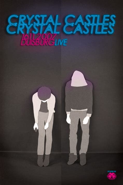 Crystal Castles Poster By Dienstknecht On Deviantart