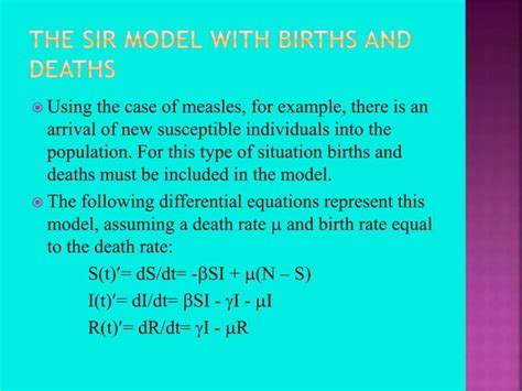 Epidemiological modelling | PPT