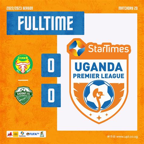 StarTimes Uganda Premier League On Twitter Fulltime BUL FC 0 0