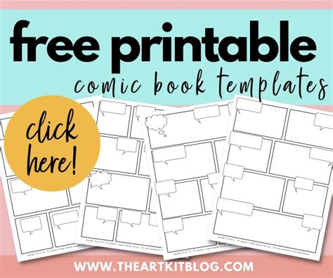 Free Printable Comic Book Templates Money Saving Mom®