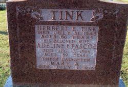 Adeline Elva Pascoe Tink M Morial Find A Grave