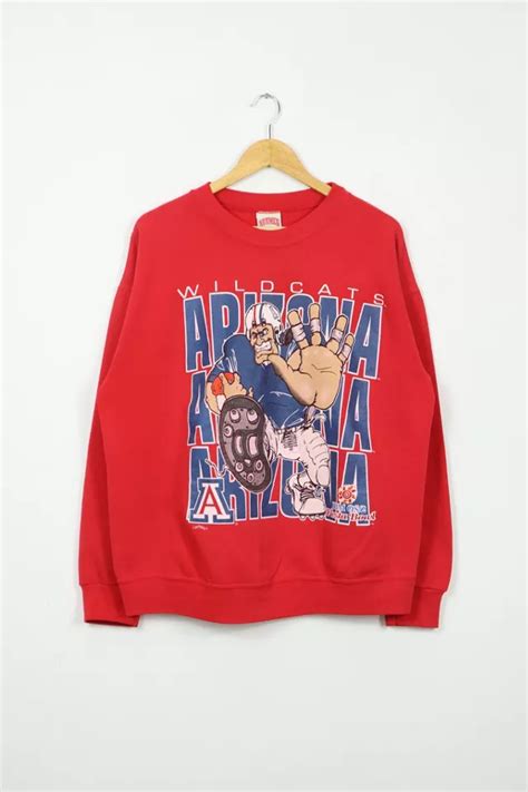 Vintage Arizona Wildcats Football Crewneck | Urban Outfitters