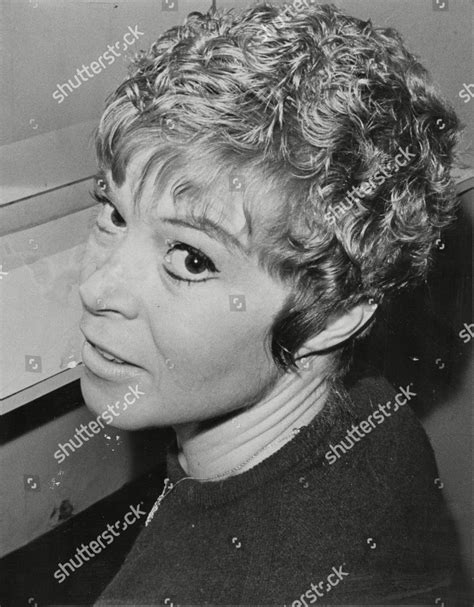 Shani Wallis Actress Vidal Sassoon Hairstyle Editorial Stock Photo