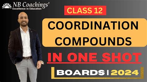 Coordination Compounds Class12 Chemistry One Shot CBSE JEE NEET