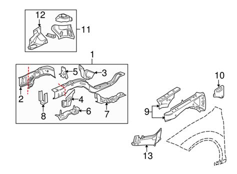 2005 2010 GM Upper Rail Driver S Side LH 15794198 TascaParts