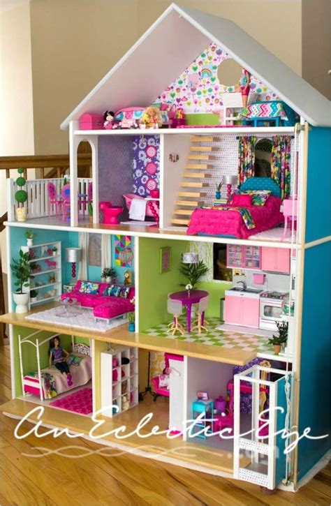 Simple Barbie Doll House Plans Diy Dollhouse My Diys Pinterest Diy