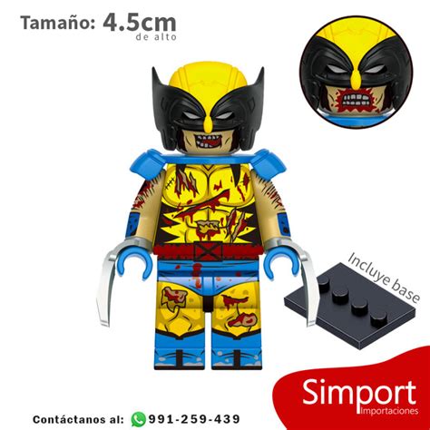 Wolverine Zombie Marvel Minifigura