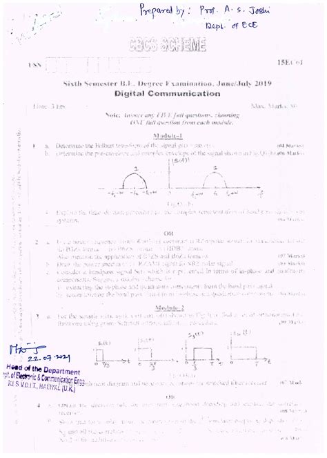 15ec61 A S Joshi Good Material Digital Communication Vtu Studocu