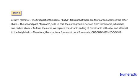 Solved Draw The Structural Formula Of Each Of The Following Esters